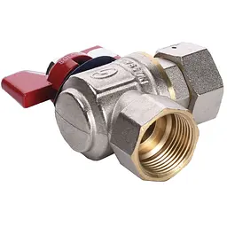 Кран кульовий кутовий з накидною гайкою Solomon 3/4″ ВВ PN40 160401 - мініатюра 3