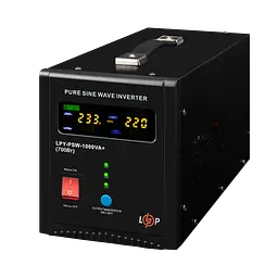 ДБЖ LogicPower LPY-PSW-1000VA+ (700Вт) 10A/20A з правильною синусоїдою 12V - мініатюра 3