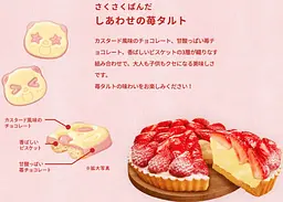 Печиво Kabaya Sakusaku Panda Strawberry Tart Flavored Cookies 47г - мініатюра 5