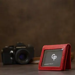 Жіноча шкіряна обкладинка для автодокументів GRANDE PELLE 10х8х1 см acs0018515 - мініатюра 7