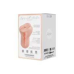 Мастурбатор-вагіна Alive Amelia Super Realistic Masturbator S Flesh, реалістичний канал - мініатюра 8