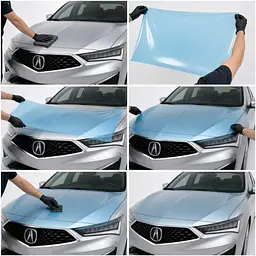 Антигравійна захисна бронеплівка за лекалами для Acura ILX I facelift 2019-2022 - повний кузов - мініатюра 3