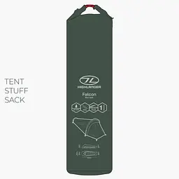 Намет одномісний Highlander Falcon Bivi Tent Pine Green (TEN165-PG) - мініатюра 6