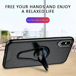 Чохол-накладка Hoco Car Mount з магнітом+тримачем для Apple iPhone X iPhone XS Black/green - мініатюра 5
