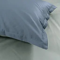 Наволочки з вушками сатин premium 300ТС Lotus Home - Florida денім 50x70+2,5 (2 од) - мініатюра 2