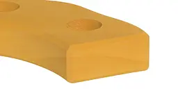 Підсвічник святковий Nic напівкруглий жовтий (NIC522875) - мініатюра 2