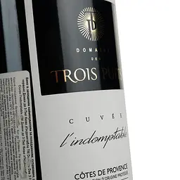 Вино Domaine des Trois Puits Rouge Cuvee l'Indomptable 2016 AOP Cotes de Provence, червоне, сухе, 0.75 л - мініатюра 5