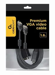 Кабель Cablexpert VGA-VGA 1.8 м (CC-PPVGA-6B) - мініатюра 4
