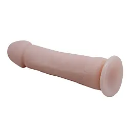 Фалоімітатор на присосці The Big Penis String Stimulation тілесний 26 см - мініатюра 7