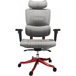 Геймерське ергономічне крісло GT Racer X-626 Gray/Red