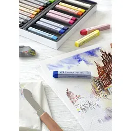 Пастель Faber-Castell Soft Pastels, м'яких, довжина крейди 70 мм, 24 кольори, 128324 (16794) - мініатюра 5