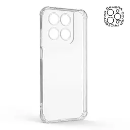 Прозрачный чехол для Motorola G77 5G с защитой камеры и усиленными бортами, тонкий, силиконовый, бесцветный, ударопрочный, противоударный бампер с закрытой камерой, ArmorStandart (ARM91013) - мініатюра 2