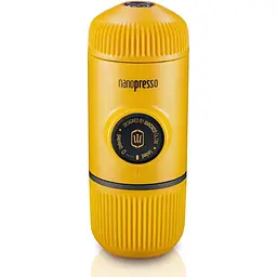 Портативна еспресо-кавоварка Wacaco Nanopresso жовта, механічна, для меленої кави - мініатюра 2