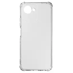 Прозрачный чехол для Realme C30s с защитой камеры и усиленными бортами, тонкий, силиконовый, бесцветный, ударопрочный, противоударный бампер с закрытой камерой, ArmorStandart (ARM66421)