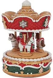 Музична фігурка "Прянична Карусель", заводна BonaDi 11,5х11,5х16 см dec0008699