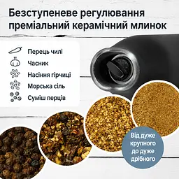 Млин для спецій електричний ADE KG2407-1 чорний - мініатюра 6