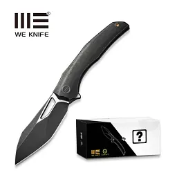 Ніж складаний туристичний WE Knife Ignio Mystery Box, (8.4 см) CPM 20CV / титан 6AL4V чорний - мініатюра 10