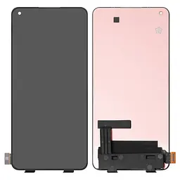Дисплей для Xiaomi 11 Lite, 11 Lite 5G, чорний, без рамки, ., (OLED), #WM6556Z21-1