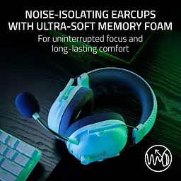 Ігрова гарнітура Razer Blackshark V2 HyperSpeed Wireless White (RZ04-04960200-R3M1) - мініатюра 6