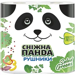Паперові рушники Сніжна Панда 2 шари 2 рулони (4823019007978) - мініатюра 2