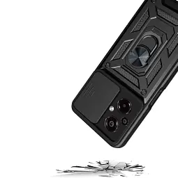 Панель BeCover Military для Poco M5 4G Black (709121) - мініатюра 3