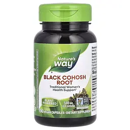 Натуральна добавка Nature's Way Black Cohosh Root 540 mg, 100 вегакапсул