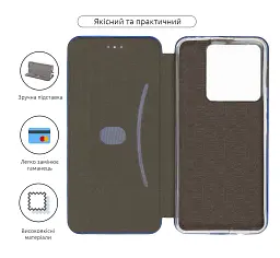 Чохол-книжка ArmorStandart G-Case для Xiaomi Redmi Note 13 Pro 5G / Poco X6 5G Blue - мініатюра 3