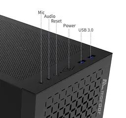 Корпус ALmordor Sparkle 170M Matx Lite Black (ALS170MMLBK) Без БП - мініатюра 8