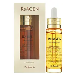 Антивікова сироватка з пептидами та золотом ReAGEN Lift-up Ampoule Dr. Oracle 30 мл - мініатюра 2