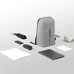 Міський рюкзак Xiaomi Mi Custom Simple Backpack BHR7091CN світло-сірий - мініатюра 7