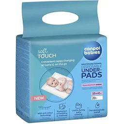 Гігієнічні пелюшки Canpol babies 33х45 см 20 шт. (78/009) - мініатюра 2