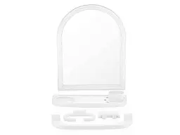 Дзеркало VOCE Pearl L (53х40) (білий)