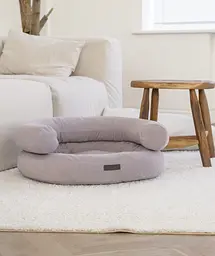 Лежак ортопедичний для собак "Marshmallow" рожевий S (70*65) - мініатюра 4