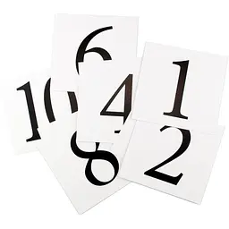 Навчальні картки міні Zirka Цифри 110х110 мм 67147 - мініатюра 3