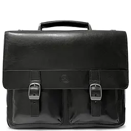 Чоловічий портфель з натуральної шкіри Tony Perotti Italico 9276G-35 (90416) Чорний