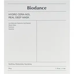 Маска для обличчя Biodance Hydro Cera-Nol Real Deep Sheet Mask 34 г (8809937360629) - мініатюра 2