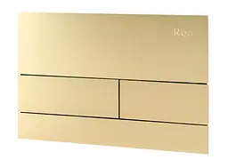 Кнопка змиву для інсталяції Rea T шліфоване золото REA-E0055 - мініатюра 2