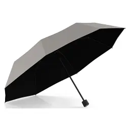 Парасоля Knirps A.050 Medium Manual Sandstone Black HeatShield механічна, складана (Kn95-7051-22502) - мініатюра 4