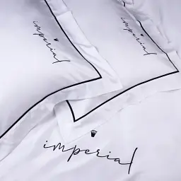 Комплект постільної білизни MirSon Imperial Tencel №01 White 143x210 см (2200010753233) - мініатюра 5