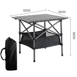Розкладний туристичний стіл для пікніка Leobro 51x52x50 см (LB-FT-A1) - мініатюра 4