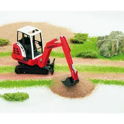 Мініекскаватор Bruder Schaeff 1:16 різнобарвний пластик 30x13x21 см - мініатюра 2
