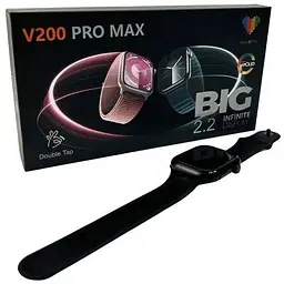 Смарт-годинник BIG V200 Pro Max IP65 Black - мініатюра 3