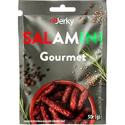 Ковбаски сиров'ялені Objerky Salamini Gourmet 50 г