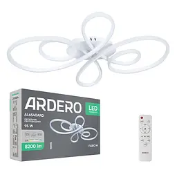 Світлодіодна люстра Ardero AL6540ARD FABIO M 95Вт білий