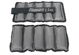 Обтяжувачі EasyFit 2 х 2,5 кг для ніг та рук з металом (EF-AWTМ-250) - мініатюра 4