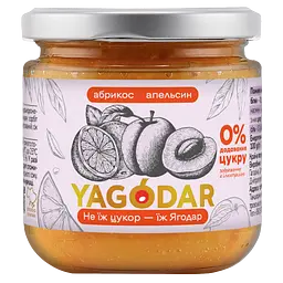 Джем без цукру Yagodar Абрикосовий 210 ​​г