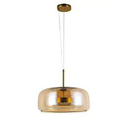 Світильник підвісний LED Levistella 909XL158-1 led (330) AB+AM, 9W, вінтажна бронза + коричневий, для вітальні