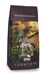 Сухий корм Landor ADULT LARGE BREED LAMB & RICE 3 кг для дорослих собак великих порід ягня з рисом