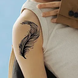 Набір дитячих тимчасових татуювань "Чорні міні №4" black-tattoo-mini-set-4-H - мініатюра 5