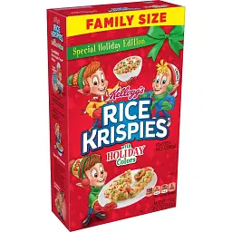 Пластівці Kellogg's Rice Krispies Original with Holiday Colors 292g